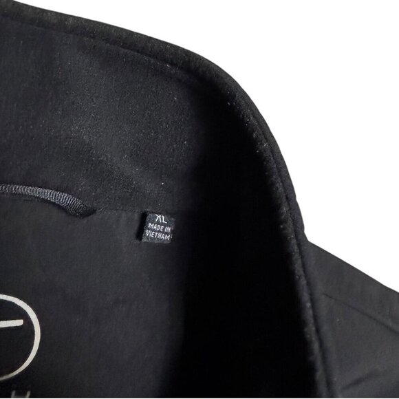 TUMI TECH Waterproof Soft Shell Black Windbreaker Designer Jacket Mens XL - Picture 6 of 6